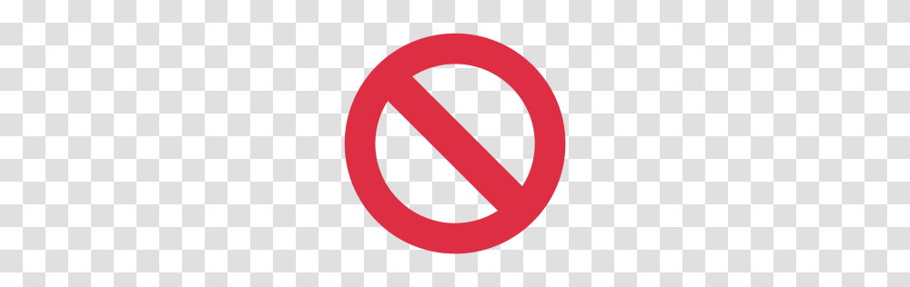 Free Prohibited Entry Forbidden No Not Icon Download, Road Sign, Stopsign Transparent Png
