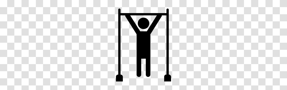 Free Pull Up Exercise Gym Workout Fitness Helth Icon, Gray, World Of Warcraft Transparent Png