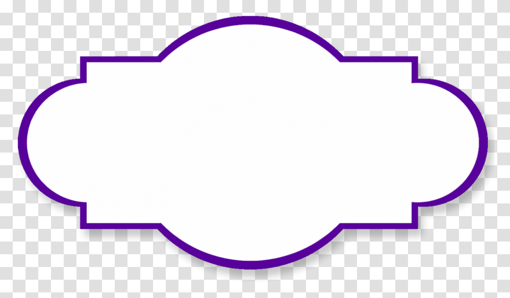 Free Purple Border Clipart Svg Library Free Wedding Clipart Border, Logo, Trademark, Oval Transparent Png