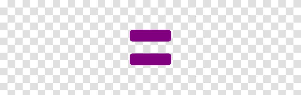 Free Purple Equal Sign Icon, Light, Logo Transparent Png