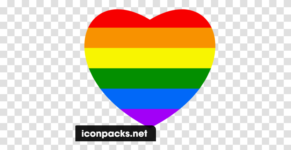 Free Rainbow Heart Icon Symbol Rainbow Heart, Ball, Plectrum Transparent Png