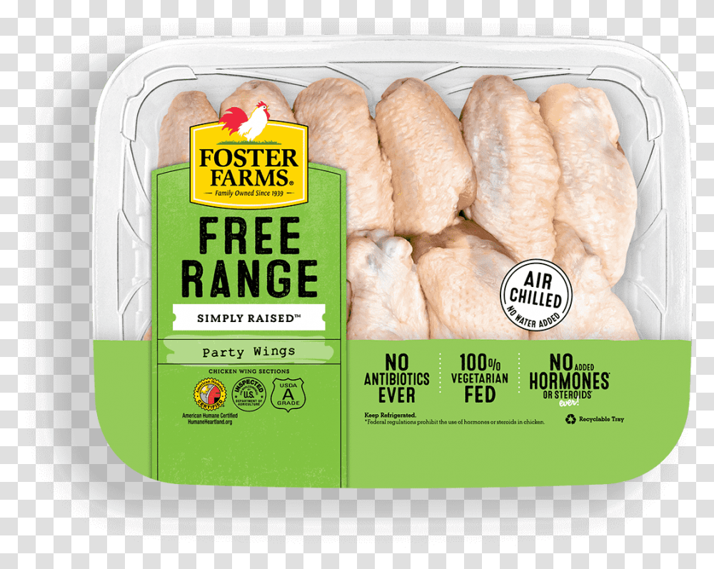 Free Range Party Chicken Wings, Bread, Food, Plant, Paper Transparent Png