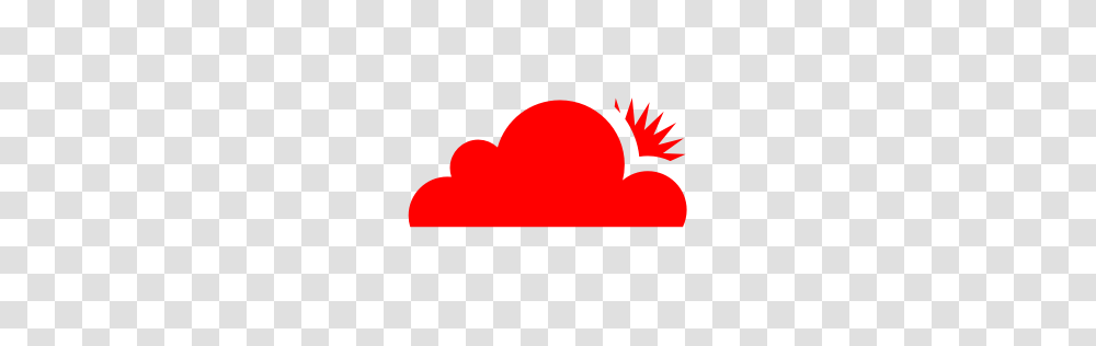 Free Red Cloudflare Icon, Stage, Silhouette Transparent Png
