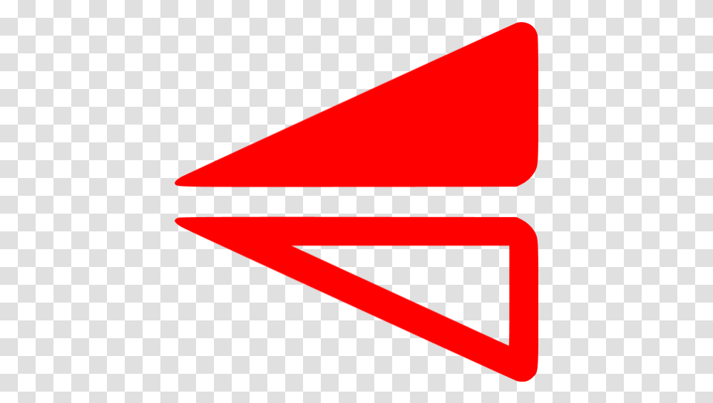 Free Red Flip Vertical Icons Vertical, Logo, Symbol, Trademark, Arrowhead Transparent Png