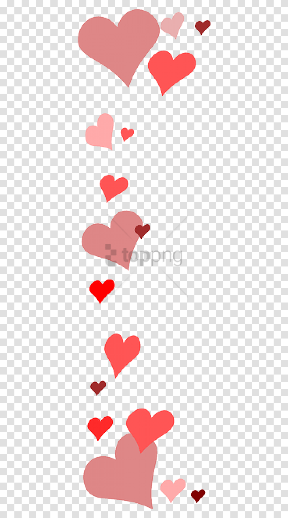 Free Red Heart Border Valentines Border Clip Art, Poster, Advertisement Transparent Png