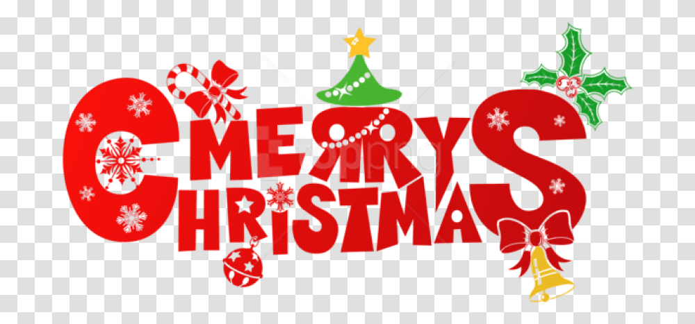 Free Red Merry Christmas, Alphabet, Tree Transparent Png