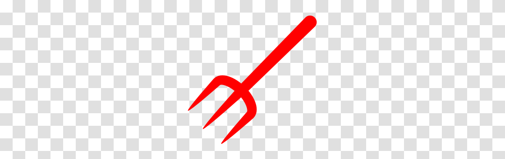 Free Red Pitchfork Icon, Emblem, Trident, Spear Transparent Png