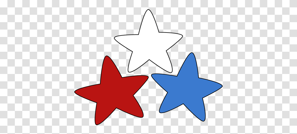 Free Red White And Blue Stars Download Clip Art Patriotic Clip Art, Star Symbol, Cross Transparent Png