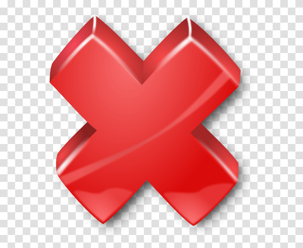 Free Red X Download Clip Art Red Cross Green Tick, Mailbox, Letterbox, Symbol, Heart Transparent Png