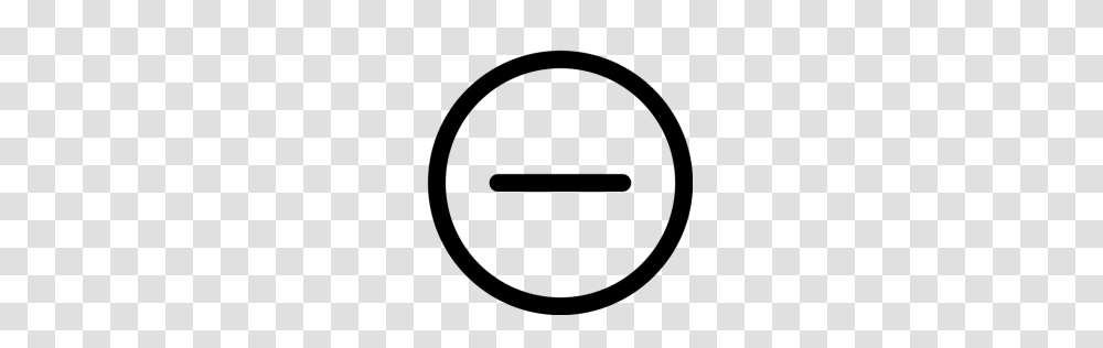 Free Remove Minus Subtract Outline Interface Circle Icon, Gray, World Of Warcraft Transparent Png