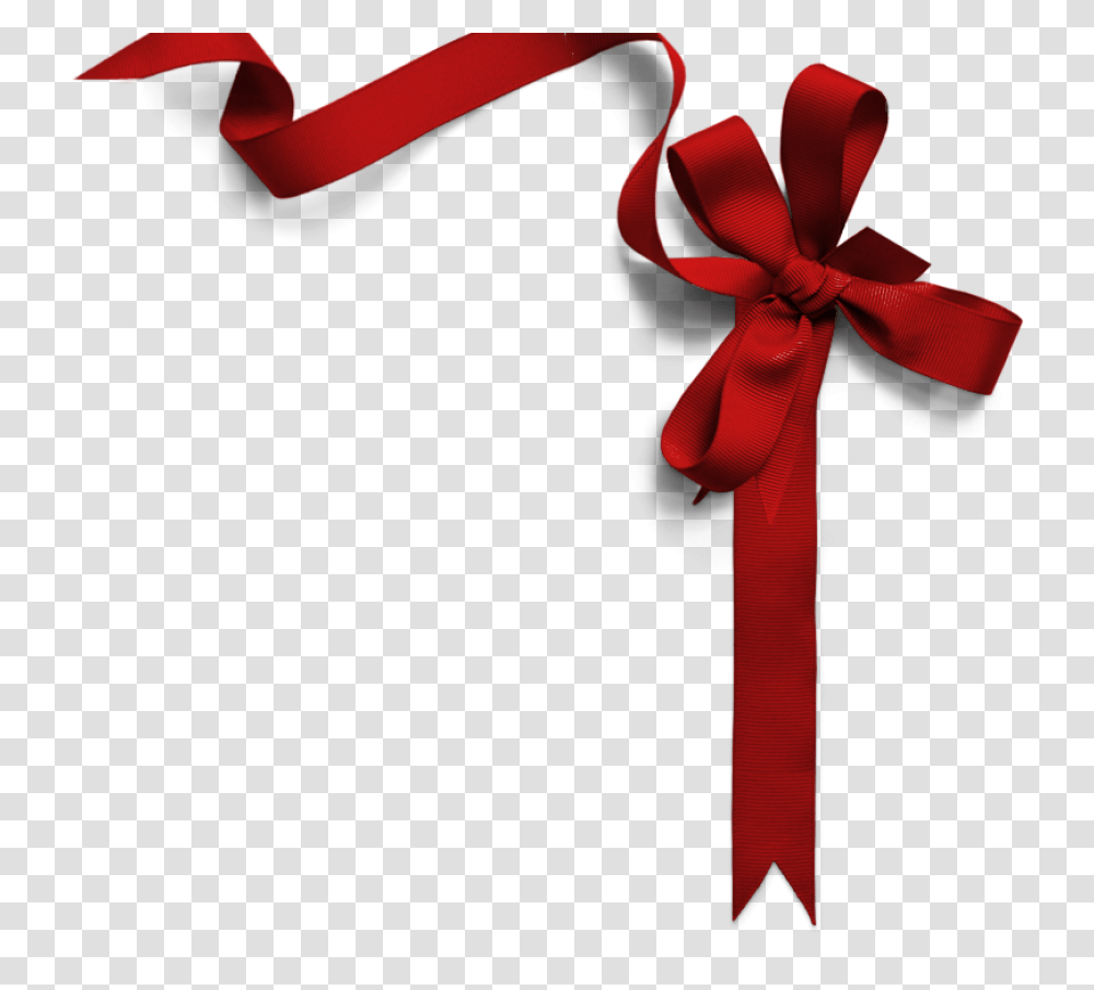 Free Ribbon Download Clip Art Christmas Ribbon Red, Cross, Symbol, Flower, Plant Transparent Png