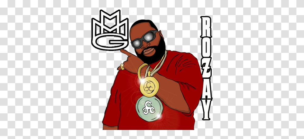 Free Rick Ross Psd Vector Graphic Maybach Music Logo, Gold, Trophy, Sunglasses, Accessories Transparent Png
