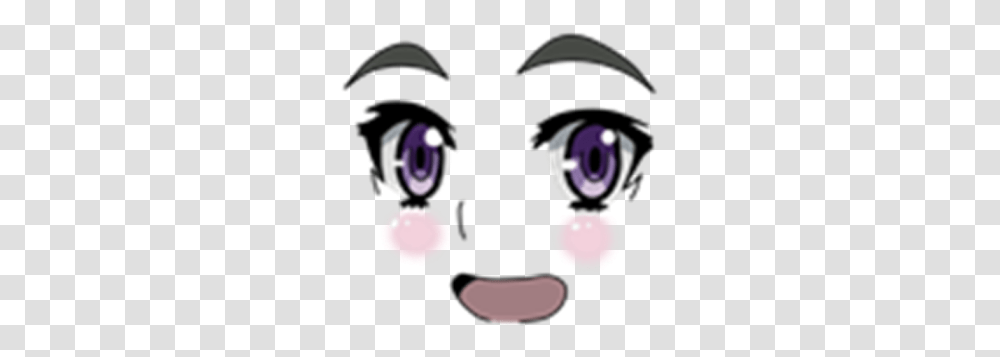 Free Roblox Face Cute Anime Girl Face, Mask, Pac Man Transparent Png