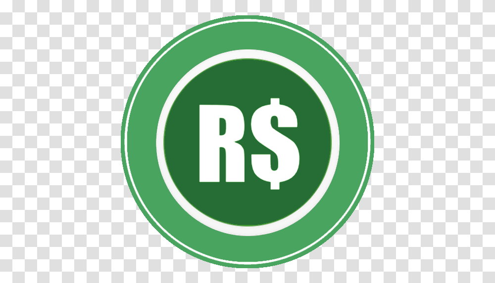 Free Robux And Tix Hack Robux Icon Circle, Number, Symbol, Text, Rug Transparent Png