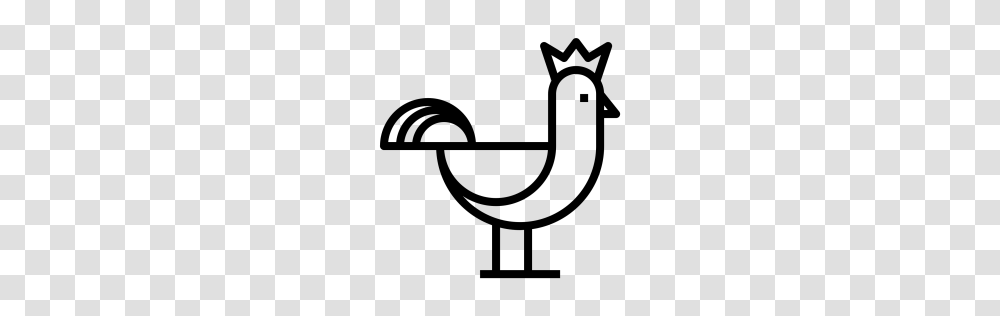 Free Rooster Icon Download, Gray, World Of Warcraft Transparent Png