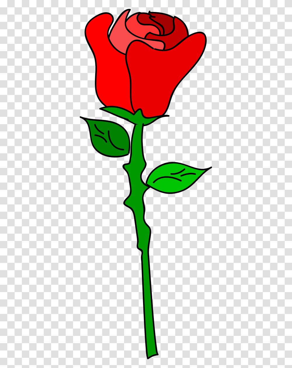 Free Rose Cartoon, Plant, Green, Sprout, Flower Transparent Png