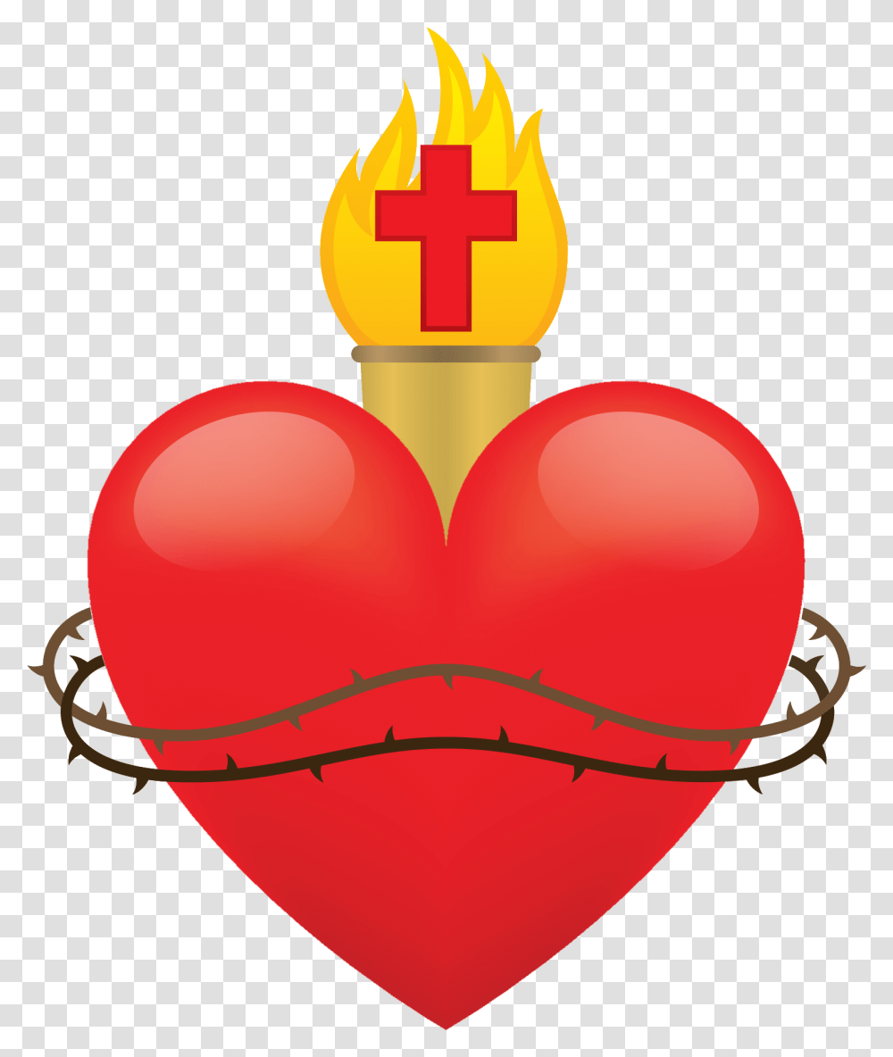 Free Sacred Heart With Sacred Heart, Birthday Cake, Dessert, Food, Balloon Transparent Png