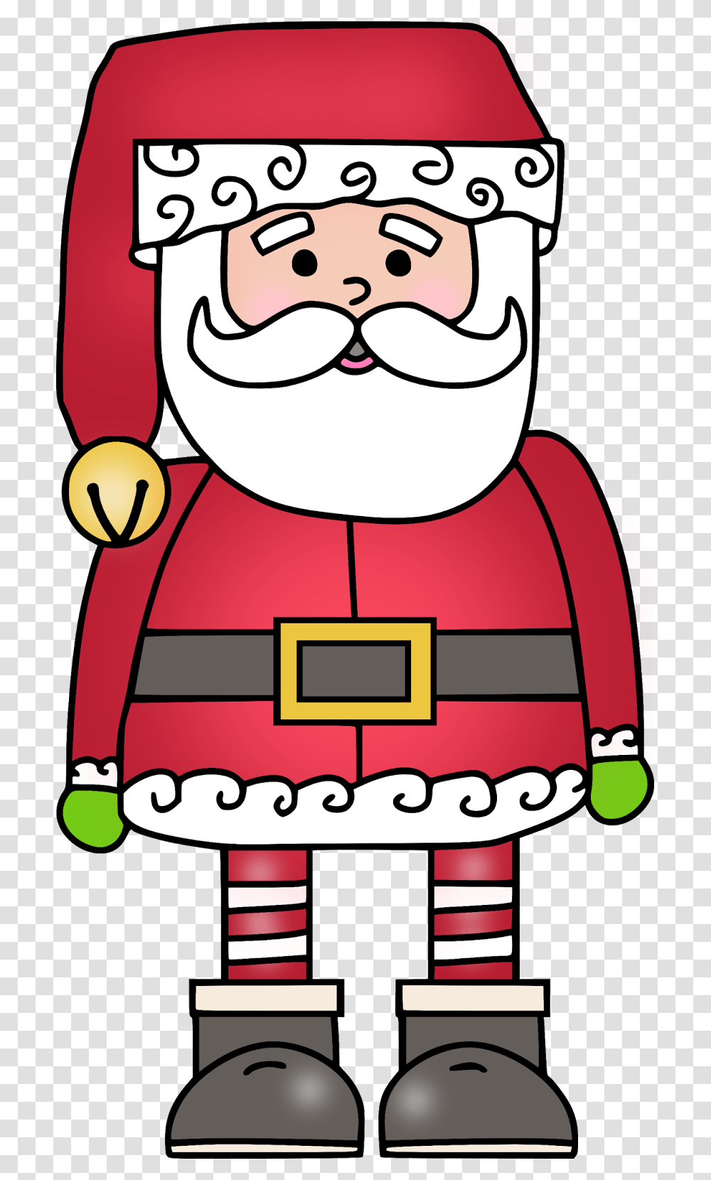 Free Santa Clipart Christmas Santa Free Christmas, Label, Face, Sticker Transparent Png