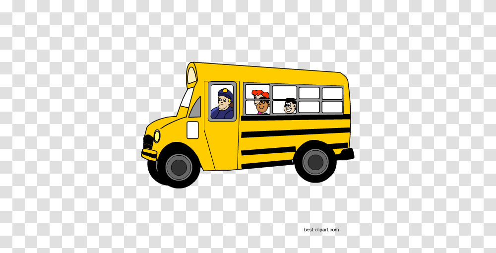 Free School And Classroom Clip Art, Bus, Vehicle, Transportation, School Bus Transparent Png