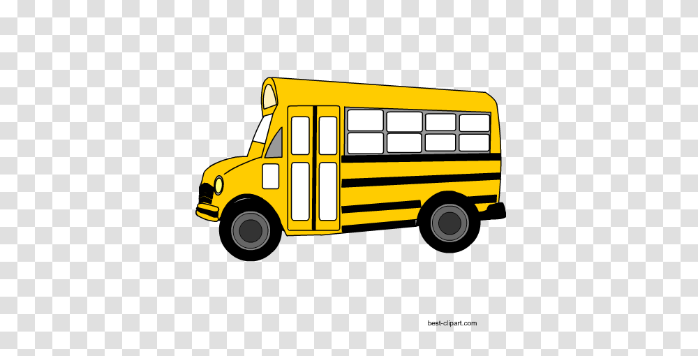 Free School And Classroom Clip Art, Bus, Vehicle, Transportation, School Bus Transparent Png