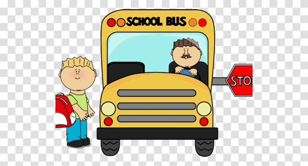 Free School Bus Clipart, Vehicle, Transportation, Person, Human Transparent Png