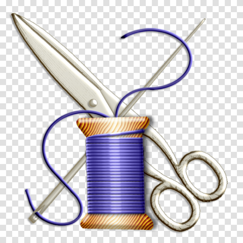 Free Sewing Clipart Free Clipart Download, Scissors, Blade, Weapon, Weaponry Transparent Png