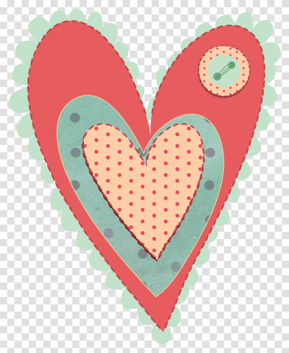 Free Shabby Chic Clipart Valentines Day Heart Scrapbook Heart, Footwear, Apparel Transparent Png