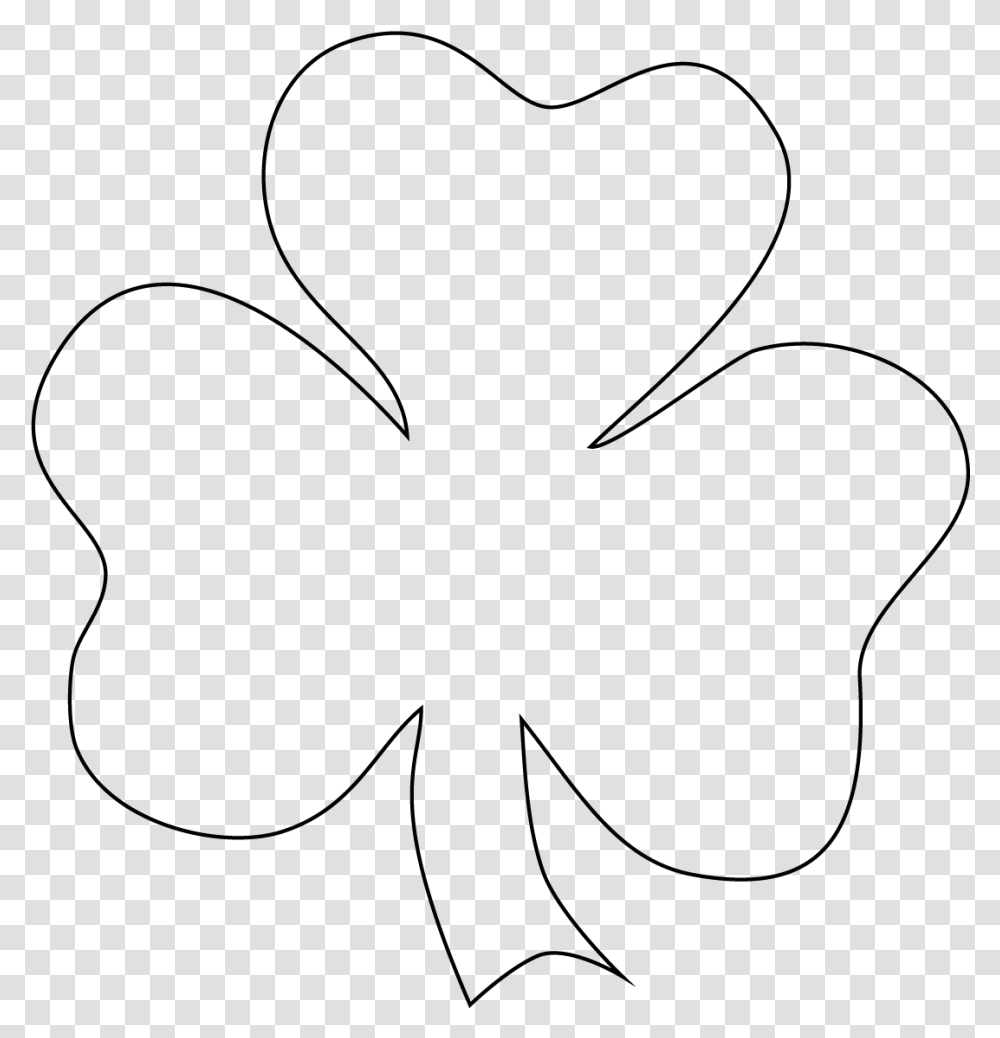 Free Shamrock Pictures Template Of A Shamrock, Gray, World Of Warcraft Transparent Png