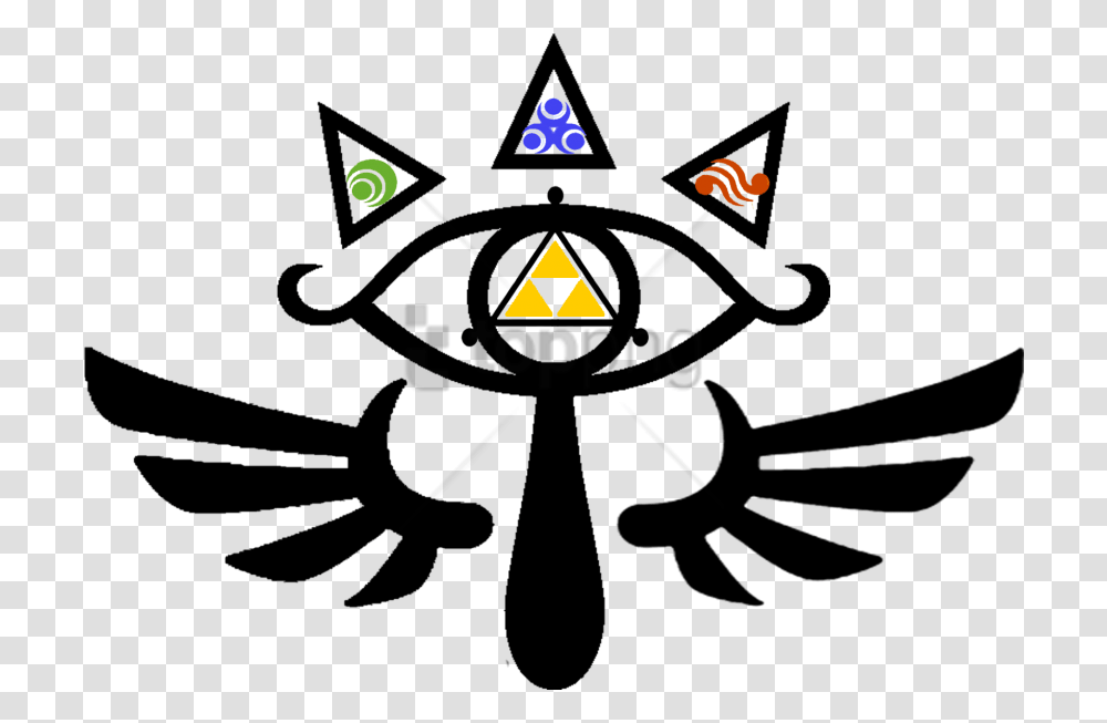 Free Sheikah Eye Of Truth Tattoo Design By Souffle Zelda Eye, Emblem, Logo, Trademark Transparent Png