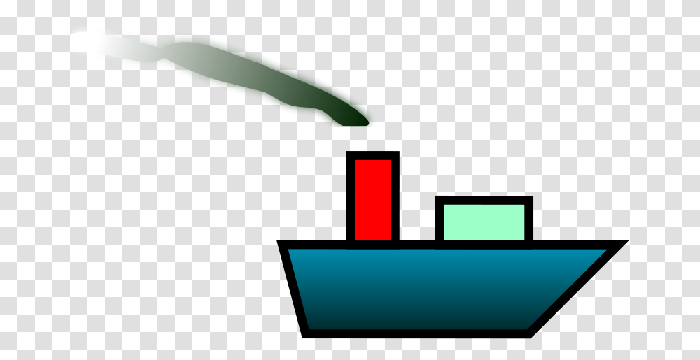 Free Ship With Smoke Cargo Ship Clip Art, Outdoors, Nature, Vehicle Transparent Png