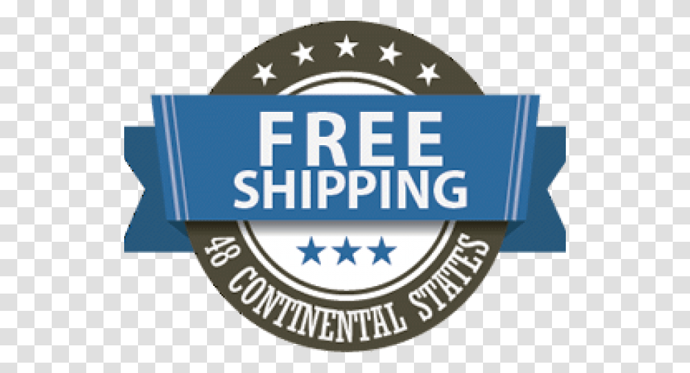 Free Shipping Images Label, Logo, Star Symbol Transparent Png