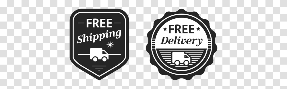 Free Shipping, Label, Poster Transparent Png