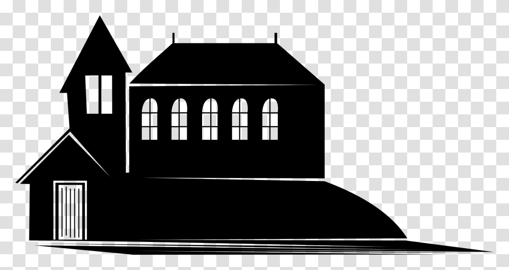 Free Silhouette Cliparts Download Church Building Vector, Gray, World Of Warcraft Transparent Png