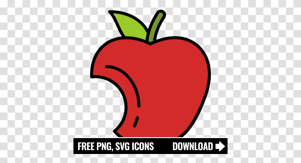 Free Sin Apple Icon Symbol Download In Svg Format Red Cube, Label, Text, Plant, Food Transparent Png