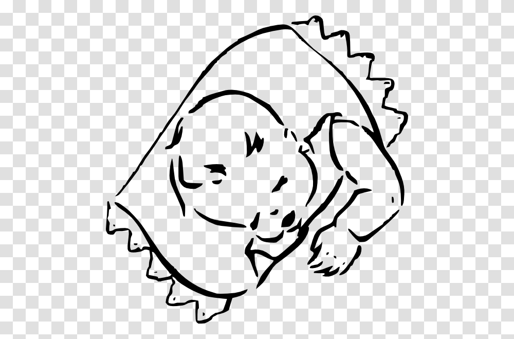 Free Sleeping Bear Download, Stencil, Food, Face Transparent Png