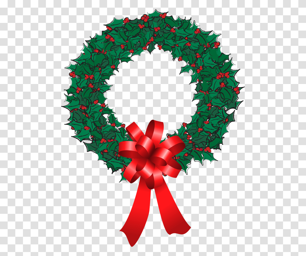 Free Small Christmas Images Clip Art, Poster, Advertisement, Wreath Transparent Png