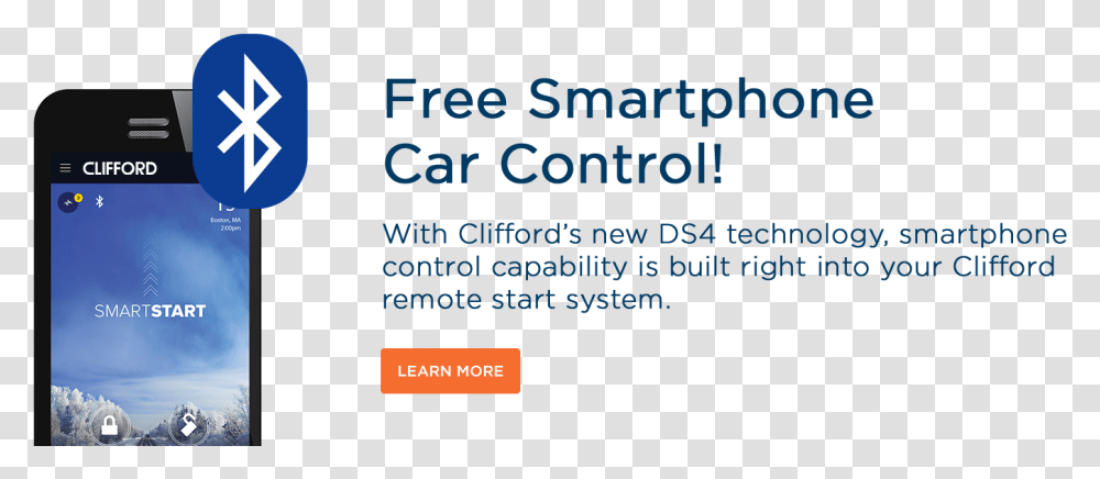 Free Smartphone Car Control With Clifford S New Ds4 Bluetooth, Face, Alphabet Transparent Png