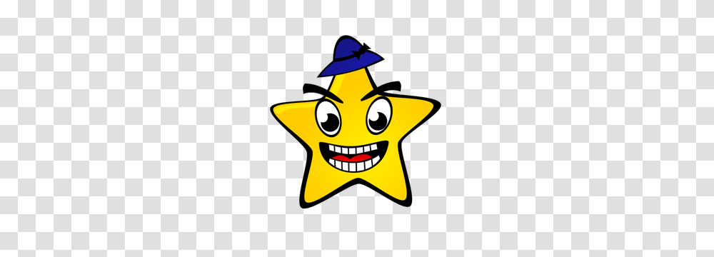 Free Smiling Star Vector Image, Star Symbol, Apparel Transparent Png