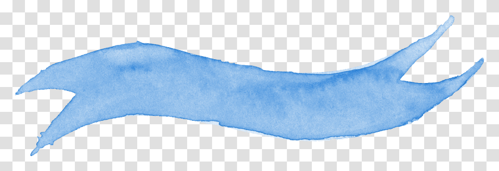 Free Snow Blue Watercolor Ribbon, Arm, Sleeve, Animal Transparent Png