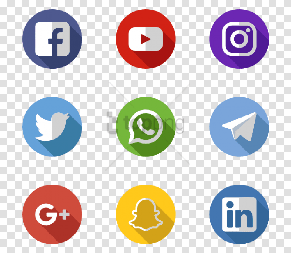 Free Social Media Apps Image With Social Media Apps Logo, Number Transparent Png