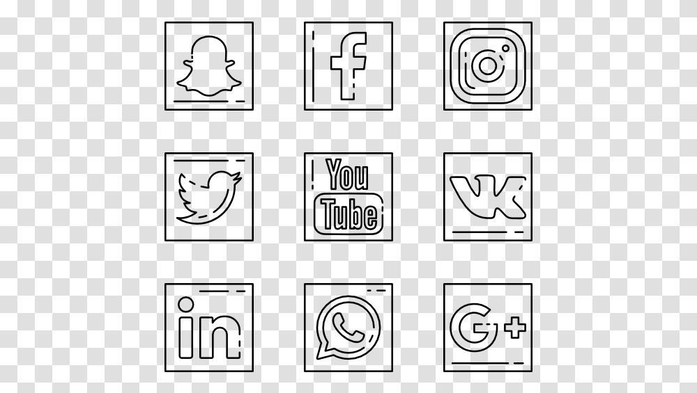 Free Social Media Icons Social Media Logo Outline, Gray, World Of Warcraft Transparent Png