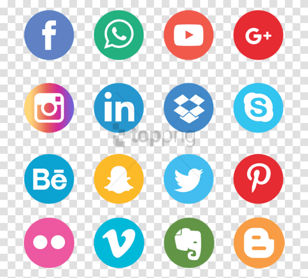 Free Social Media Logos No Background Background Format Social Media Icons, Number, Alphabet Transparent Png