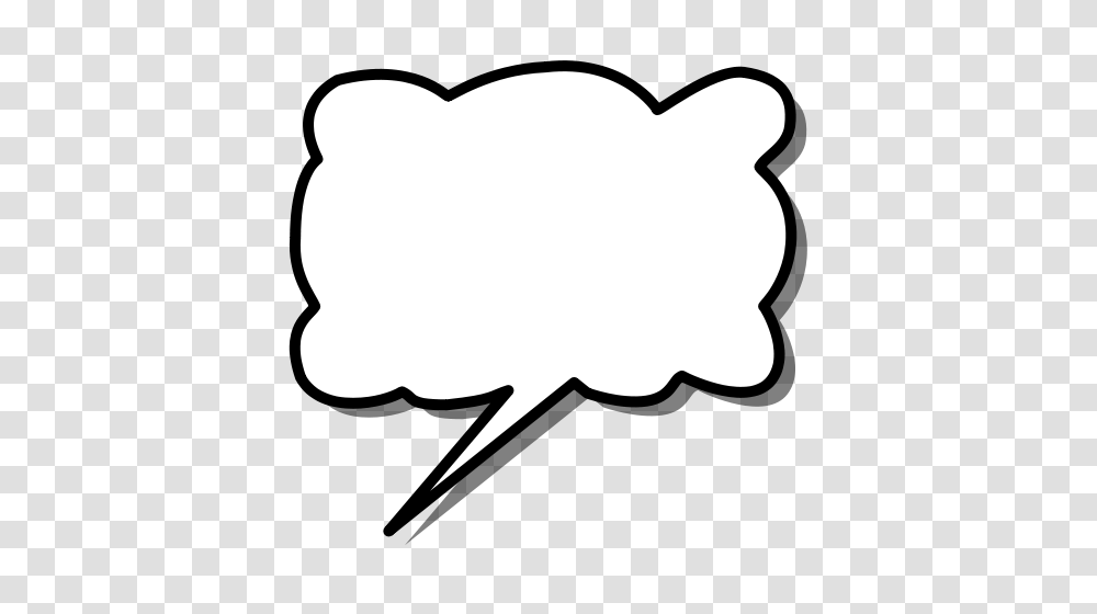 Free Speech Balloon, Silhouette, Stencil, Cushion Transparent Png