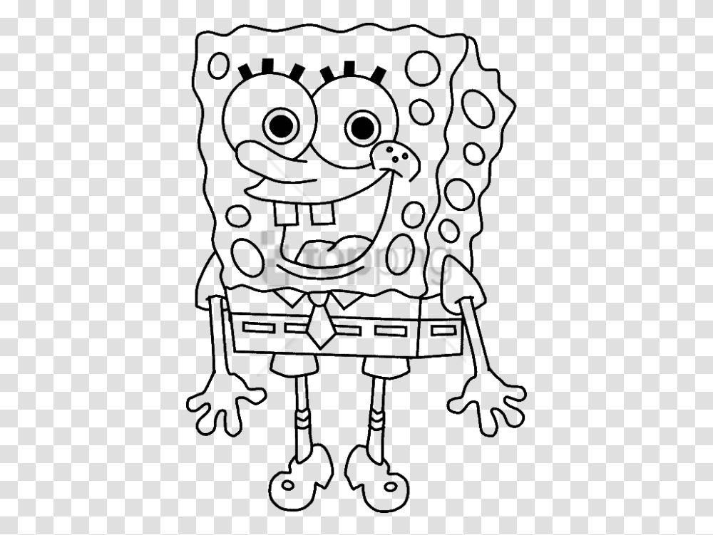 Free Spongebob Squarepants Colouring Pages Spongebob Squarepants Coloring Pages, Doodle, Drawing, Face Transparent Png
