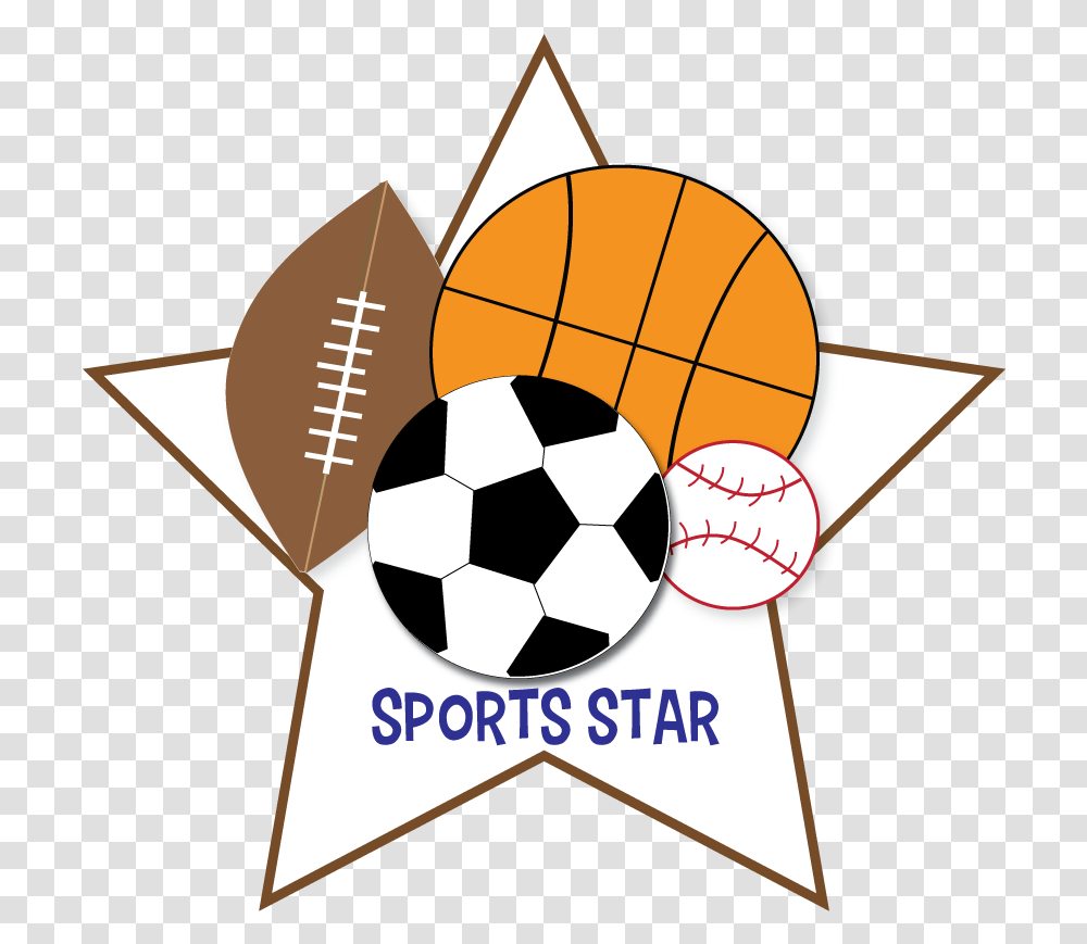 Free Sports Clipart For Parties Crafts School Projects Sports Clipart No Background, Soccer Ball, Football, Team Sport, Label Transparent Png