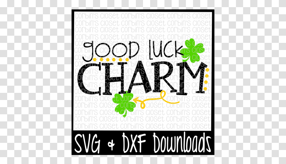 Free St Patrick's Day Svg Good Luck Charm Luck Graphic Design, Label, Plant, Vase Transparent Png