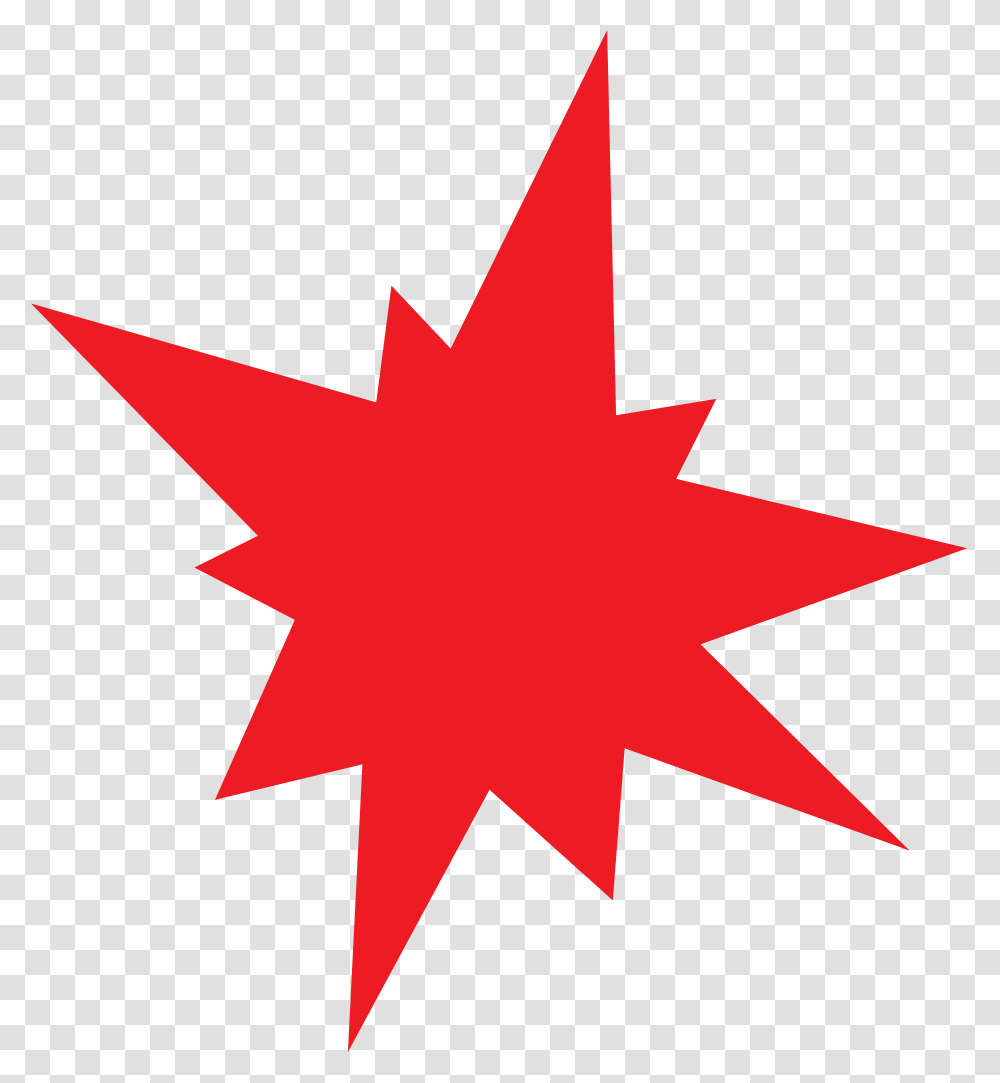 Free Starburst Shape Download Explosion Clip Art, Symbol, Star Symbol, Leaf, Plant Transparent Png