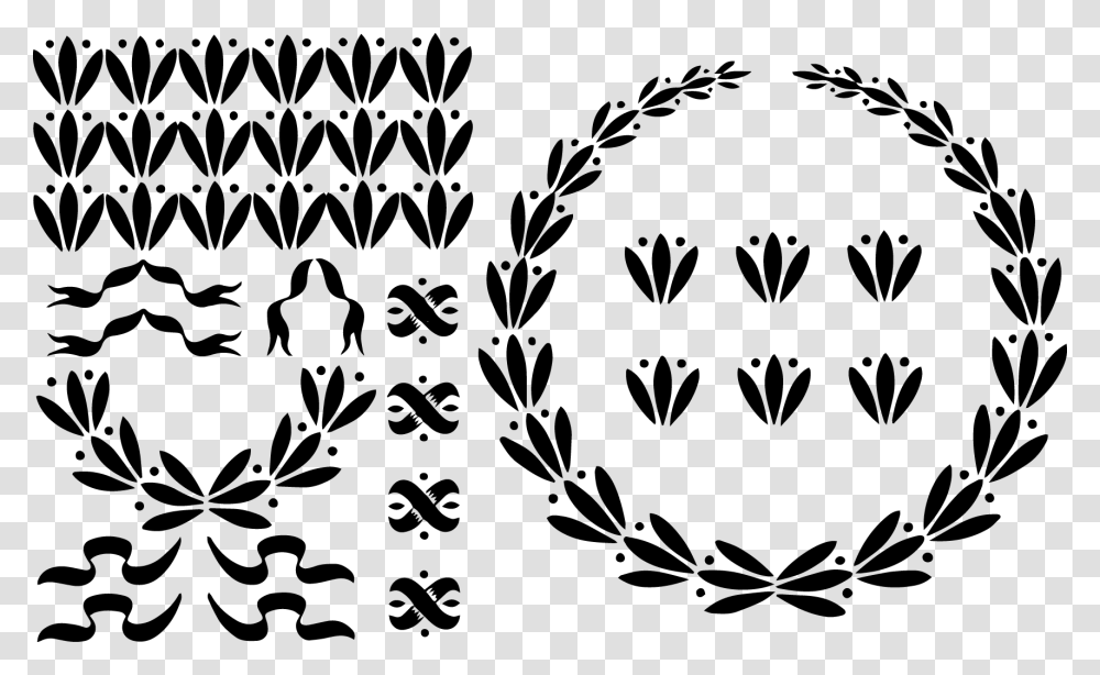 Free Stock Free Laurel Wreath Clipart Kd Photography, Stencil, Floral Design, Pattern Transparent Png