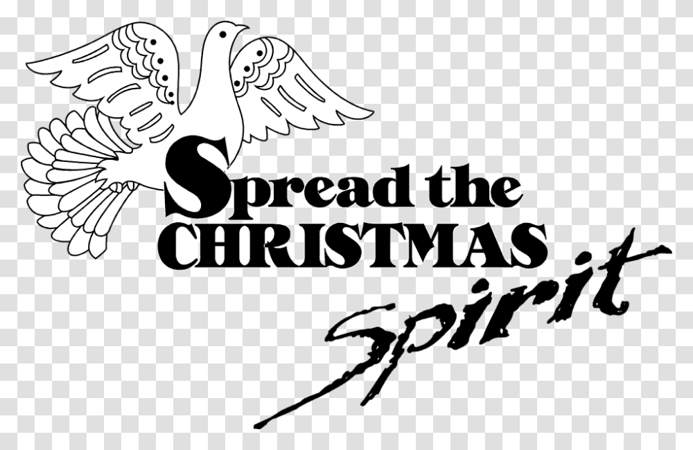 Free Stock Photo Illustration Slogan About Christmas, Bird, Animal Transparent Png