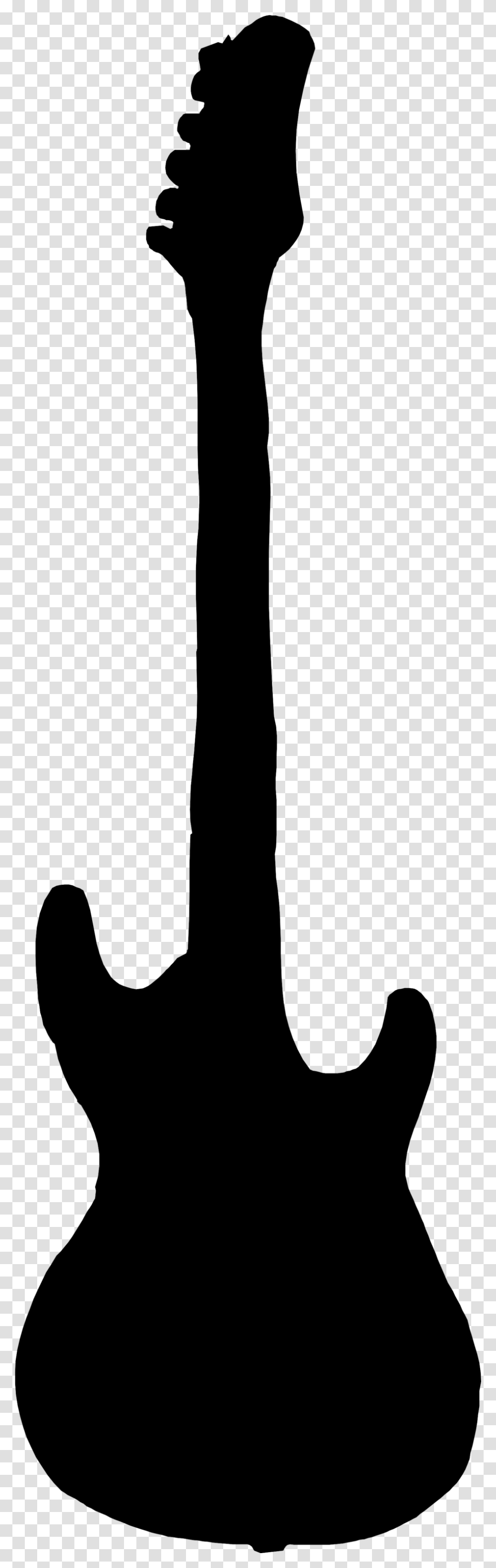 Free Stock Photo Sg Guitar Silhouette, Gray, World Of Warcraft Transparent Png